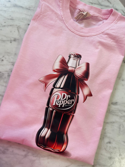 Pink Bow Dr Pepper